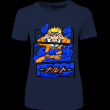 Createyou Naruto Uzumaki - Női - Sötétkék - S női póló