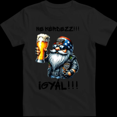 Createyou Ne kérdezz, igyál - Férfi - Fekete - 3XL