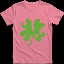 Createyou Négylevelű lóhere - Gyermek , Pink , L gyerek póló
