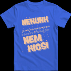 Createyou Nekünk nem kicsi - Férfi - Királykék - XL