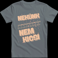 Createyou Nekünk nem kicsi - Férfi - Szürke - XL
