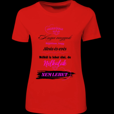 Createyou Nélkülük nem lehet élni - Női - Piros - M