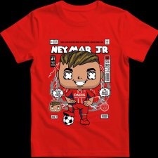 Createyou Neymar Jr - Férfi - Piros - 3XL férfi póló