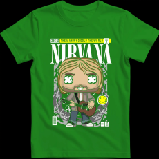 Createyou Nirvana Kurt Cobain - Férfi - Zöld - XL
