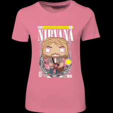 Createyou Nirvana Kurt Cobain - Női - Pink - 2XL női póló