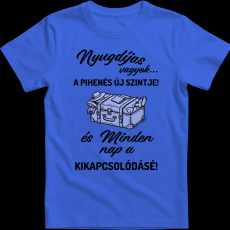 Createyou Nyugdíjas vagyok...kikapcsolódásé - Férfi , Királykék , 3XL
