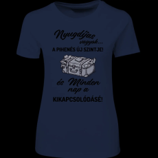 Createyou Nyugdíjas vagyok...kikapcsolódásé - Női , Sötétkék , M