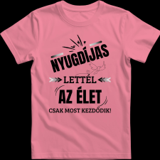 Createyou Nyugdíjas lettél - Férfi - Pink - 3XL férfi póló