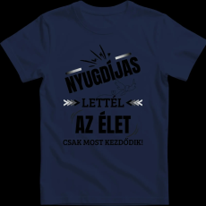 Createyou Nyugdíjas lettél - Férfi - Sötétkék - XL