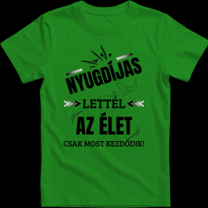 Createyou Nyugdíjas lettél - Férfi - Zöld - XL