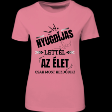 Createyou Nyugdíjas lettél - Női - Pink - XL női póló