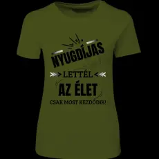 Createyou Nyugdíjas lettél - Női - Sötétzöld - S