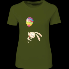 Createyou Nyuszika repül - Női , Sötétzöld , XL
