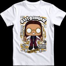 Createyou Ozzy Osbourne - Férfi - Fehér - 3XL férfi póló