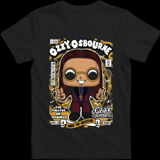 Createyou Ozzy Osbourne - Férfi - Fekete - S