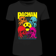 Createyou PAC MAN - Női - Fekete - L női póló
