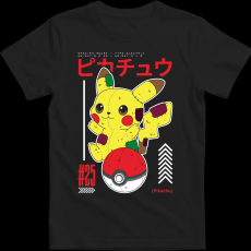 Createyou PIKACHU - Férfi - Fekete - L
