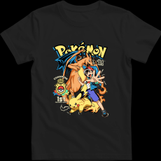 Createyou POKEMON - Férfi - Fekete - S