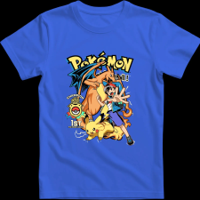 Createyou POKEMON - Férfi - Királykék - M férfi póló