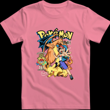 Createyou POKEMON - Férfi - Pink - 3XL férfi póló