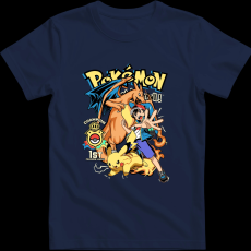 Createyou POKEMON - Férfi - Sötétkék - M