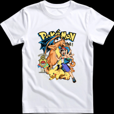 Createyou POKEMON - Gyermek - Fehér - XS