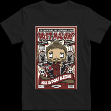 Createyou Post Malone - Férfi - Fekete - XL férfi póló