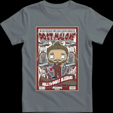 Createyou Post Malone - Férfi - Szürke - XL férfi póló