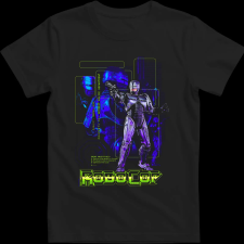 Createyou Robocop - Férfi - Fekete - 3XL férfi póló
