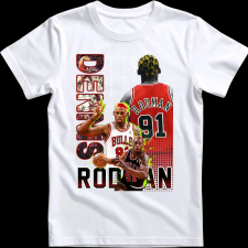 Createyou RODMAN - Gyermek - Fehér - L gyerek póló