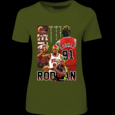 Createyou RODMAN - Női - Sötétzöld - M női póló