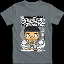 Createyou Ryu - Gyermek - Szürke - XS gyerek póló