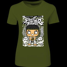 Createyou Ryu - Női - Sötétzöld - L női póló