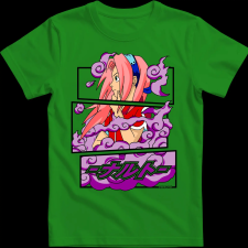 Createyou Sakura Haruno - Férfi - Zöld - 2XL férfi póló
