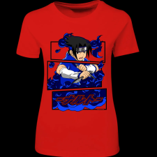 Createyou Sasuke Uchiha - Női - Piros - XL női póló