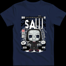 Createyou Saw Billy - Gyermek - Sötétkék - XL gyerek póló