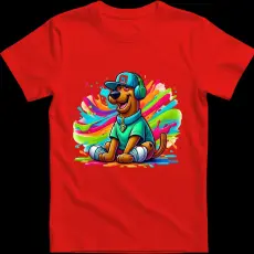 Createyou Scooby-Doo 7 - Gyermek , Piros , L