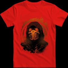 Createyou Scorpion 2 - Férfi - Piros - M férfi póló