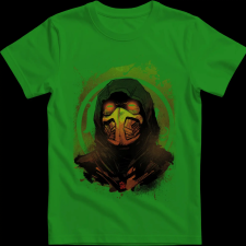 Createyou Scorpion 2 - Férfi - Zöld - L férfi póló