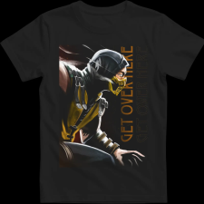 Createyou Scorpion Get Over Here 2 - Férfi - Fekete - L férfi póló