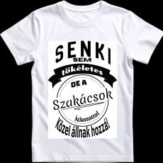 Createyou Senki sem... szakácsok - Férfi - Fehér - 2XL