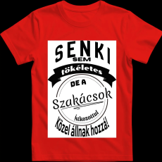 Createyou Senki sem... szakácsok - Férfi - Piros - 2XL