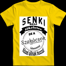 Createyou Senki sem... szakácsok - Férfi - Sárga - 3XL