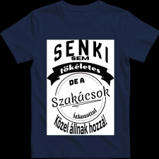 Createyou Senki sem... szakácsok - Férfi - Sötétkék - S férfi póló