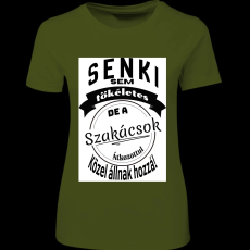 Createyou Senki sem... szakácsok - Női - Sötétzöld - XL