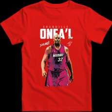 Createyou SHAQ O'NEAL - Férfi - Piros - 3XL