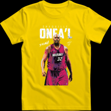 Createyou SHAQ O'NEAL - Férfi - Sárga - XL férfi póló