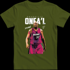 Createyou SHAQ O'NEAL - Férfi - Sötétzöld - L férfi póló