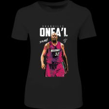 Createyou SHAQ O'NEAL - Női - Fekete - XL női póló
