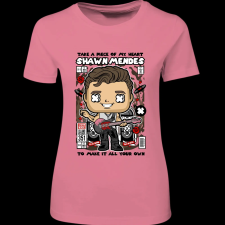 Createyou Shawn Mendes - Női - Pink - 2XL női póló